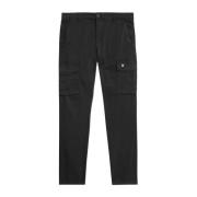 Cargo Broek Zwart Rechte Snit Lyle & Scott , Black , Heren