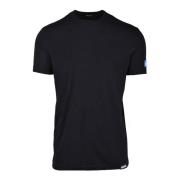 Katoen Elastan Ondergoed T-shirt Dsquared2 , Black , Heren