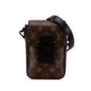 Pre-owned Leather shoulder-bags Louis Vuitton Vintage , Brown , Dames