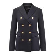 Elegante Blazer Jas voor Vrouwen Seafarer , Blue , Dames