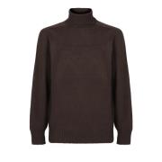 Bruine Gebreide Kleding voor Mannen Aw24 Officine Générale , Brown , H...