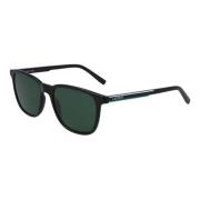 Zwart/Groene Zonnebril Lacoste , Black , Heren