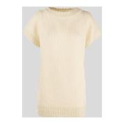 Korte Mouw Trui voor Vrouwen Liu Jo , Beige , Dames