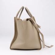 Pre-owned Leather celine-bags Celine Vintage , Beige , Dames