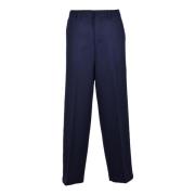 Wollen broek van zuivere wol Ami Paris , Blue , Heren