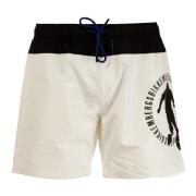 Heren Boardshorts voor zomerstijl Bikkembergs , White , Heren