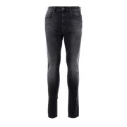 Heren Distressed Jeans Diesel , Blue , Heren