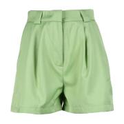 Stijlvolle shorts in polyester viscose mix Weili Zheng , Green , Dames