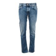 Slim-fit Jeans Hand Picked , Blue , Heren