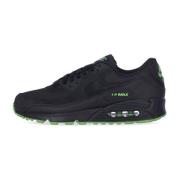 Zwarte lage sneaker met chlorofylaccenten Nike , Black , Heren