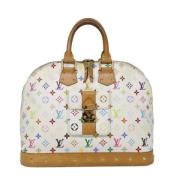 Pre-owned Canvas louis-vuitton-bags Louis Vuitton Vintage , White , Da...