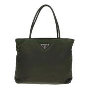 Pre-owned Fabric prada-bags Prada Vintage , Green , Dames