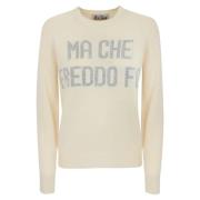 Witte Sweater Maglione MC2 Saint Barth , White , Dames