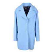 Wollen Jas Love Moschino , Blue , Dames