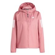 Own The Run Jacket Adidas , Pink , Dames