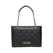 Stijlvolle schoudertas van Jc4006Pp1Ila0 Love Moschino , Black , Dames