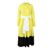 Katoenen jurk voor vrouwen Jucca , Yellow , Dames