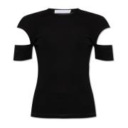 Top met geborduurd logo Helmut Lang , Black , Dames