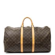 Pre-owned Canvas travel-bags Louis Vuitton Vintage , Brown , Dames