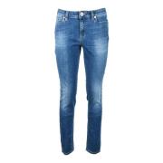 Slim-fit Jeans Eleventy , Blue , Dames