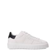 Witte platte schoenen met geheugenschuim Hogan , White , Heren