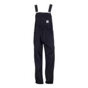 Zwarte Bib Overall Dungarees Carhartt Wip , Black , Dames