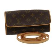 Pre-owned Canvas louis-vuitton-bags Louis Vuitton Vintage , Brown , Da...