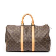 Pre-owned Canvas travel-bags Louis Vuitton Vintage , Brown , Dames