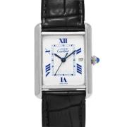 Pre-owned Silver watches Cartier Vintage , White , Dames