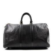 Pre-owned Leather louis-vuitton-bags Louis Vuitton Vintage , Black , D...