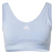 Essentials 3 Bandas Bra Adidas , Blue , Dames