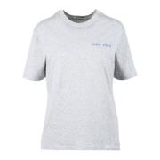 Katoenen T-shirt met uniek ontwerp Maison Labiche , Gray , Dames