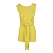 Sleeveless Tops Erika Cavallini , Yellow , Dames