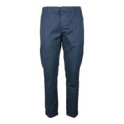 Katoen Elastaan Broek Dondup , Blue , Heren