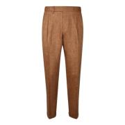 Linnen Broek 1949 Stijl Briglia , Brown , Heren