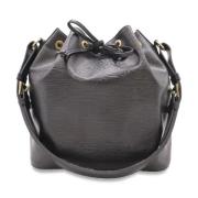 Pre-owned Leather shoulder-bags Louis Vuitton Vintage , Black , Dames