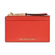 Empire Card Holder Michael Kors , Red , Dames