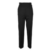 Elegante Stretchy Viscose Blend Broek Manila Grace , Black , Dames