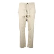 Katoen Elastaan Broek Department Five , Beige , Heren