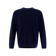 Kasjmier Crewneck Sweater 12 Gauge Herno , Blue , Heren