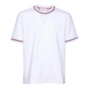 Witte T-shirts en Polos met Pinafore Metal Thom Browne , White , Heren