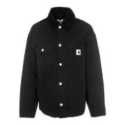 Michigan Lichtgewicht Canvas Jas Carhartt Wip , Black , Heren