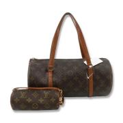 Pre-owned Canvas louis-vuitton-bags Louis Vuitton Vintage , Brown , Da...