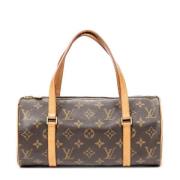 Pre-owned Canvas handbags Louis Vuitton Vintage , Brown , Dames