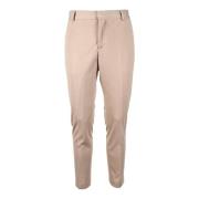 Elegante broek met polyester mix Daniele Alessandrini , Brown , Heren