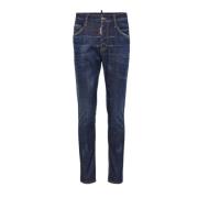 Blauwe Skater Jeans - Tijdloos Ontwerp Dsquared2 , Blue , Heren