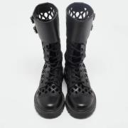 Pre-owned Leather boots Dior Vintage , Black , Dames