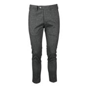 Elegante Katoenmix Broek Michael Coal , Black , Heren