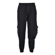 Katoenen Casual Broek Dondup , Black , Heren