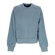 Blauwe Crop Sweatshirt Vancouver Stijl Carhartt Wip , Blue , Unisex